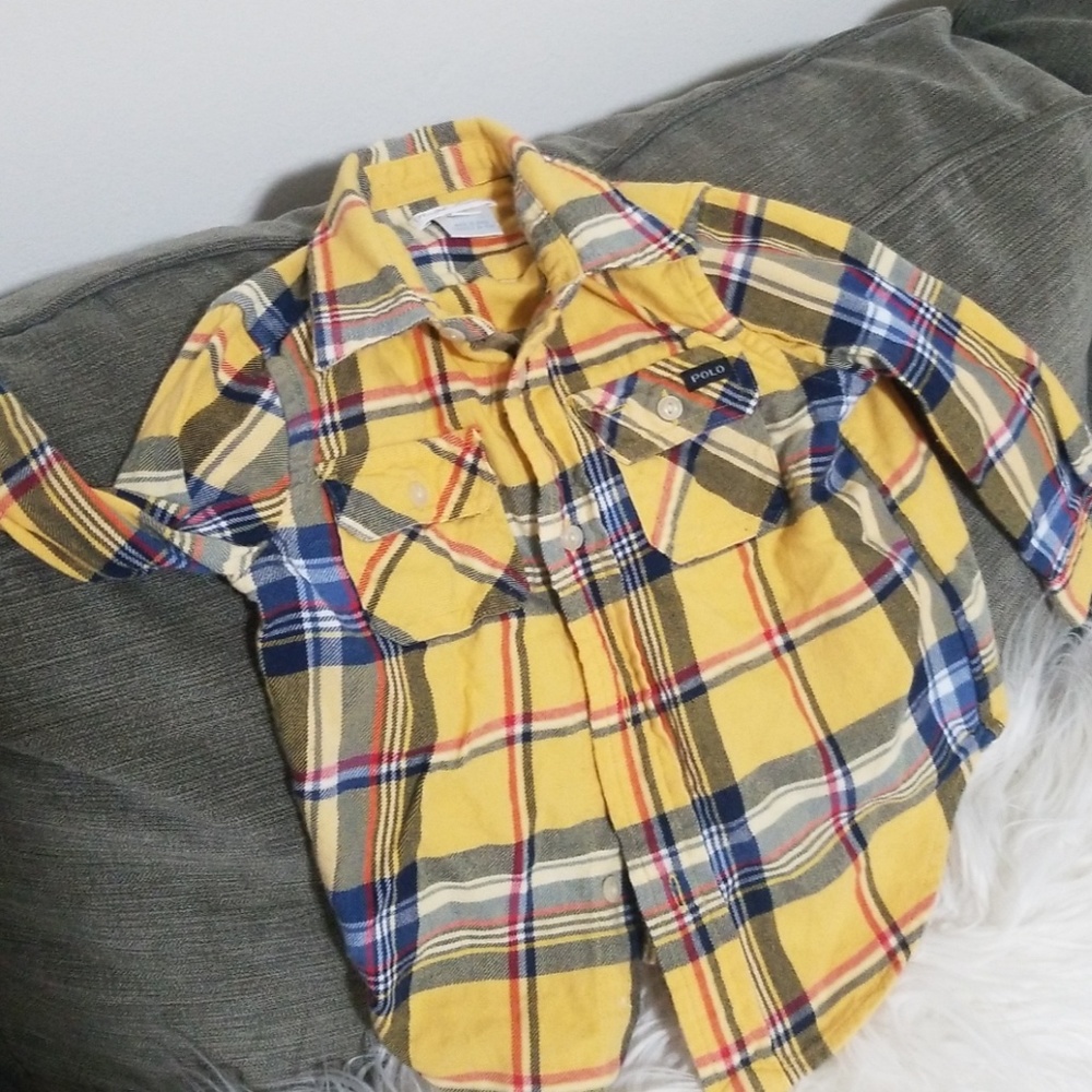 Little boys Ralph Lauren button up